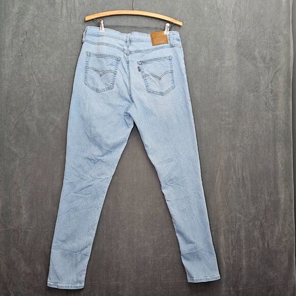 Levi's Premium Denim 721 Hi Rise Skinny Blue Denim Jeans Womens Size 31 A5-4 - Picture 7 of 8